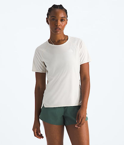 The North Face Women Sunriser Short-Sleeve Space White Dune