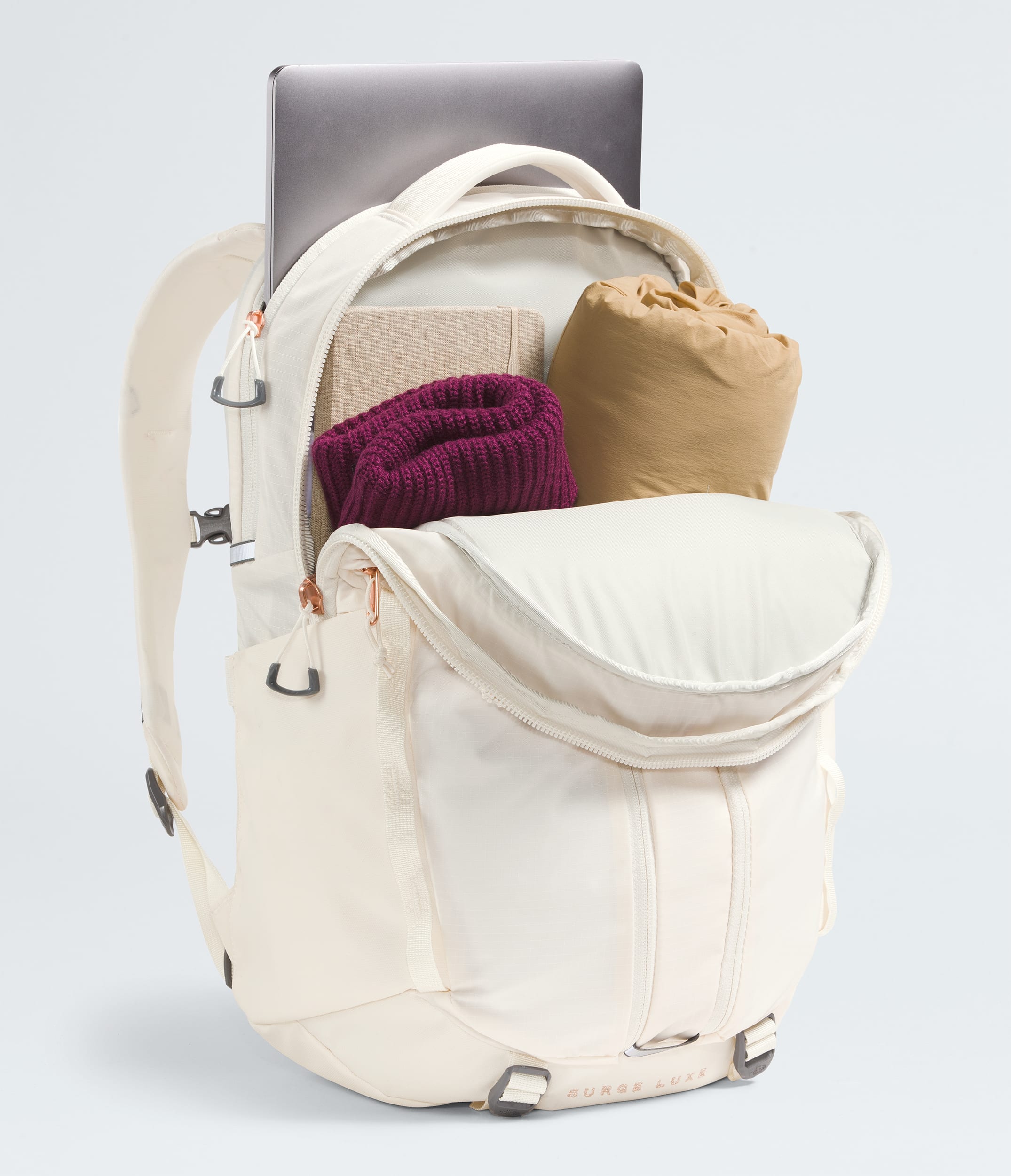 The North Face Women’s Surge Luxe Backpack Gardenia White