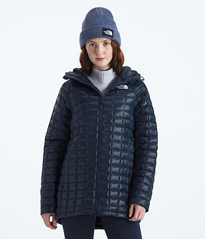 The North Face Women THERMOBALL Hooded Parka TNF Black Bark Mist White Dune Summit Navy Blue Flax