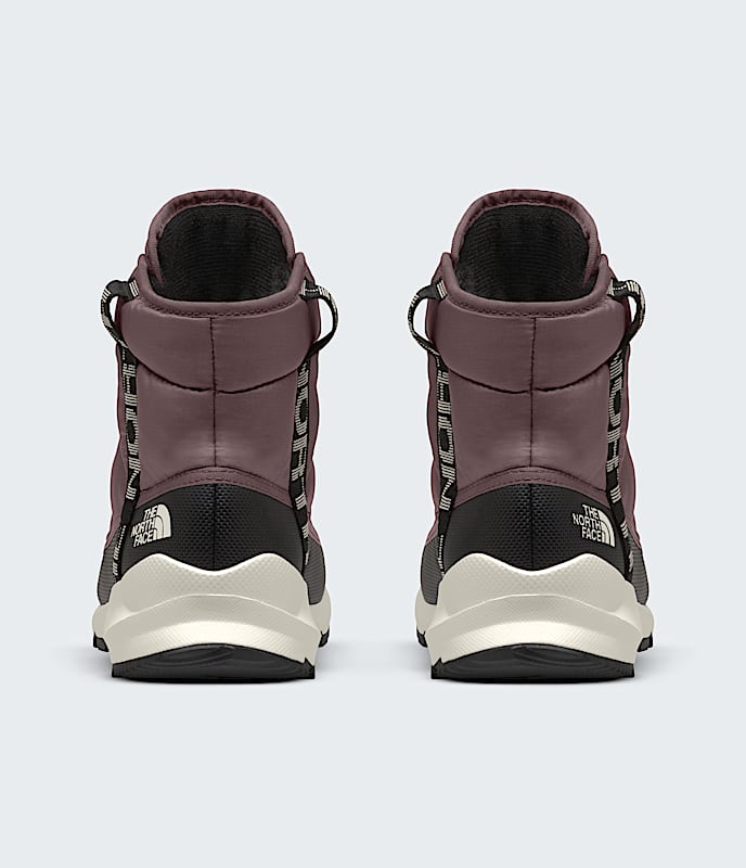 The North Face Womens Thermoball Lace Up Luxe Waterproof Boots Tawny Quartz