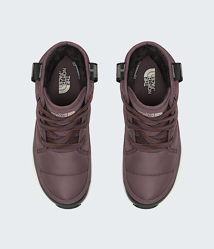 The North Face Womens Thermoball Lace Up Luxe Waterproof Boots Tawny Quartz