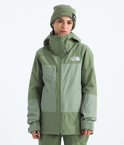 The North Face Women THERMOBALL Snow Triclimate Jacket TNF Black Sumac/Mars Dust Bark Mist/Slate Moss
