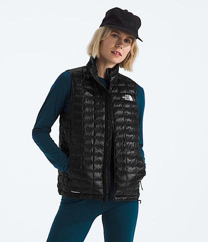The North Face Women THERMOBALL Vest TNF Black Bark Mist