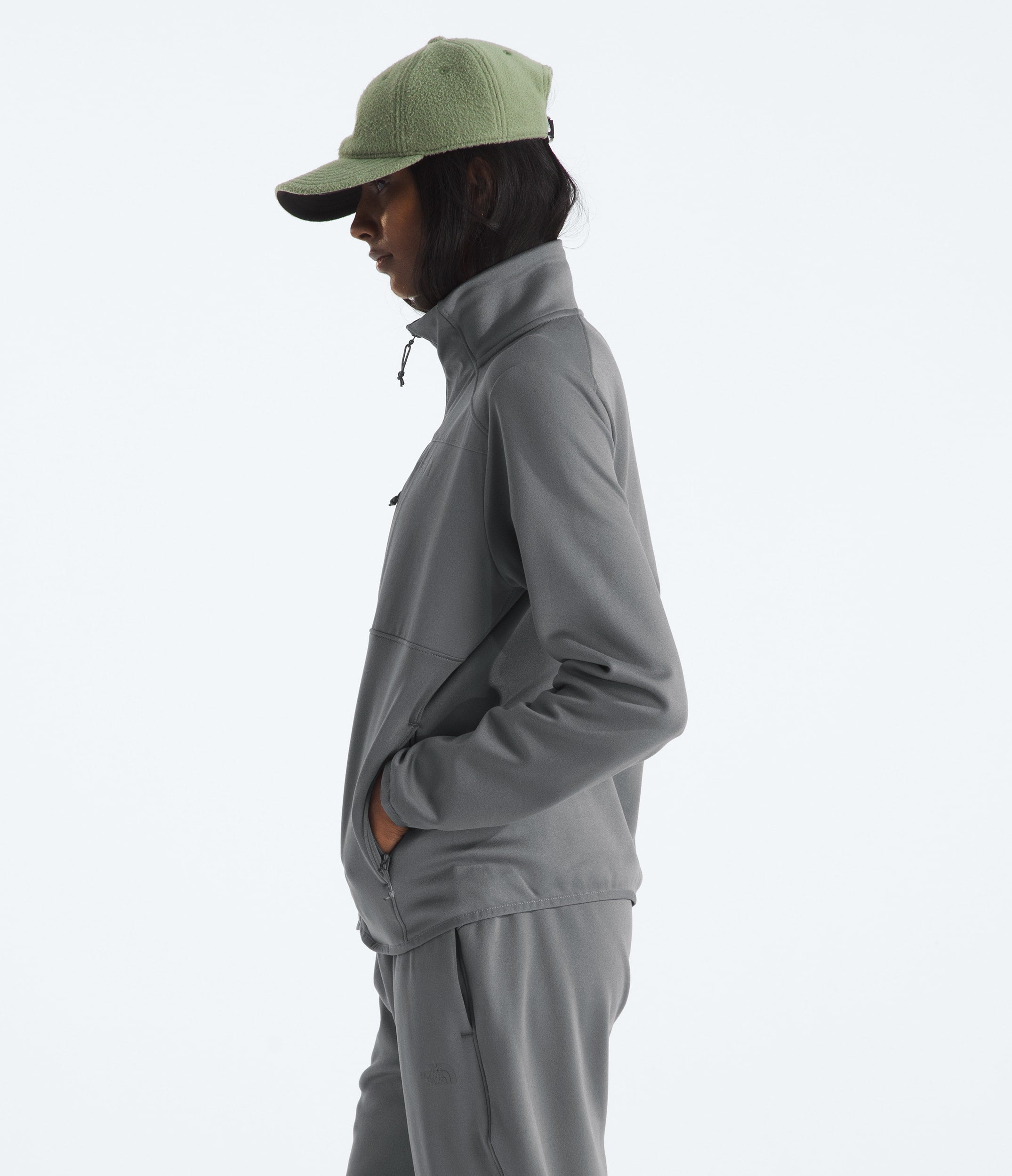 The North Face Women’s TNF™ Performance Fleece Full-Zip Jacket Smoked Pearl