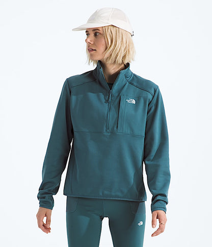 The North Face Women TNF Performance Fleece Zip White Dune TNF Black Space Bark Mist