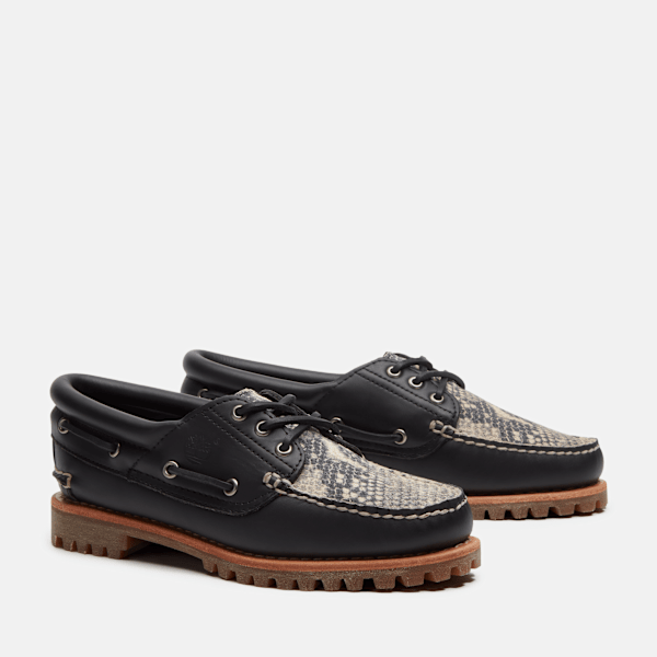 Timberland Authentic Boat Shoe Snake Print Suede Women'S