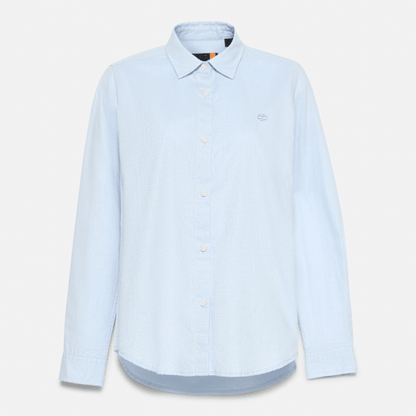 Timberland Oxford Long-Sleeve Shirt Sky Blue Women'S