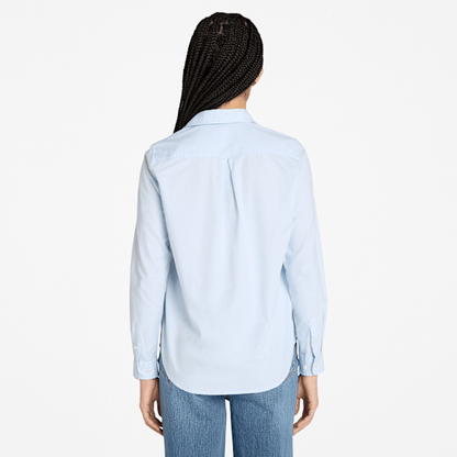 Timberland Oxford Long-Sleeve Shirt Sky Blue Women'S