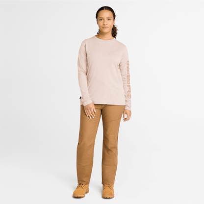 Timberland Pro Core Long-Sleeve T-Shirt Cameo Rose Women'S
