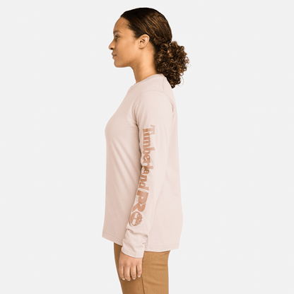 Timberland Pro Core Long-Sleeve T-Shirt Cameo Rose Women'S
