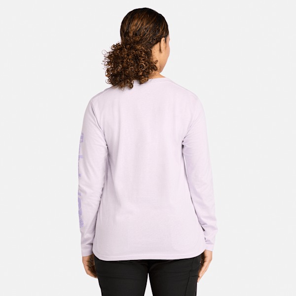 Timberland Pro Core Long-Sleeve T-Shirt Pastel Lilac Women'S