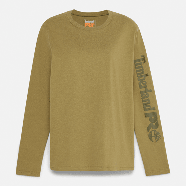 Timberland Pro Core Long-Sleeve T-Shirt Burnt Olive Women'S
