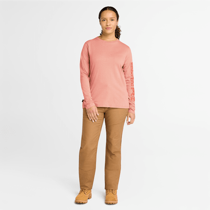 Timberland Pro Core Long-Sleeve T-Shirt Terra Cotta Women'S