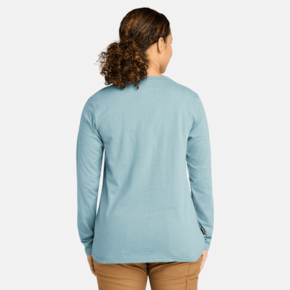 Timberland Pro Core Long-Sleeve T-Shirt Smoke Blue Women'S