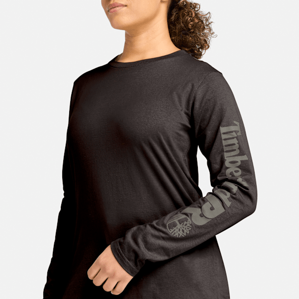 Timberland Pro Core Long-Sleeve T-Shirt Black Women'S