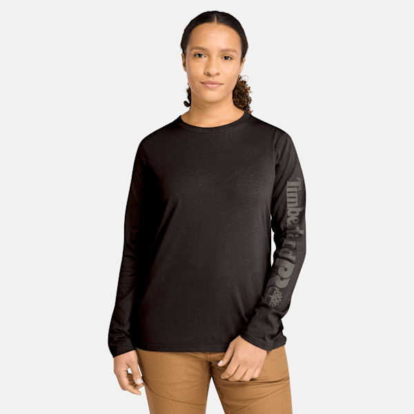 Timberland Pro Core Long-Sleeve T-Shirt Black Women'S
