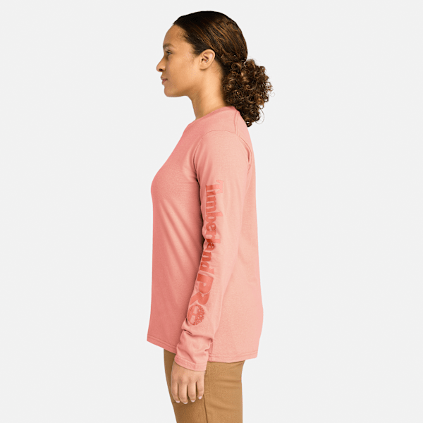 Timberland Pro Core Long-Sleeve T-Shirt Terra Cotta Women'S