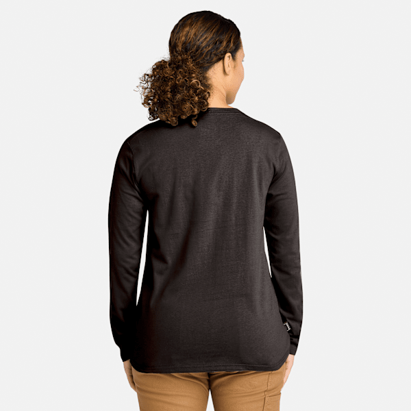 Timberland Pro Core Long-Sleeve T-Shirt Black Women'S