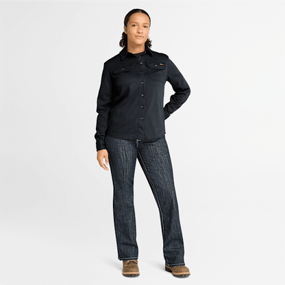Timberland Pro Cotton Core Flame-Resistant Shirt Black Women'S