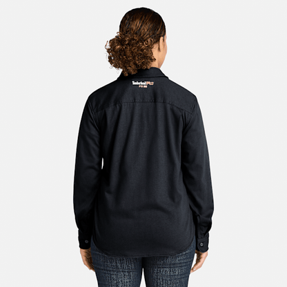 Timberland Pro Cotton Core Flame-Resistant Shirt Black Women'S