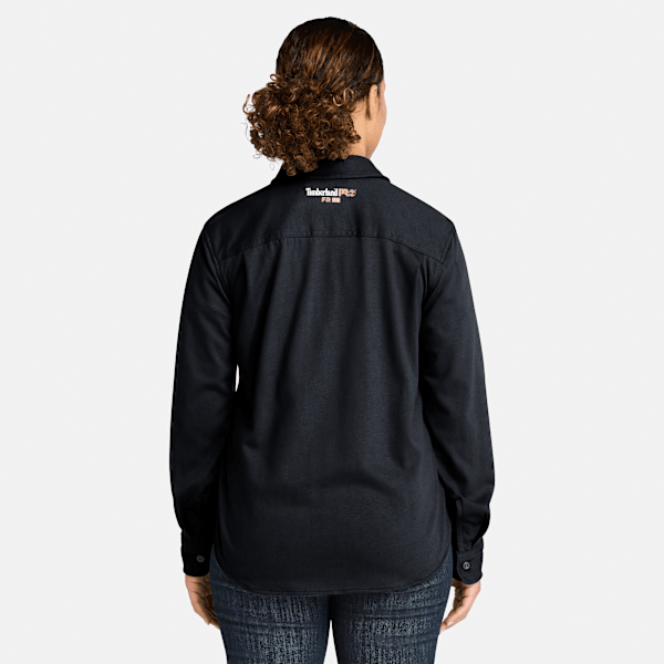 Timberland Pro Cotton Core Flame-Resistant Shirt Black Women'S