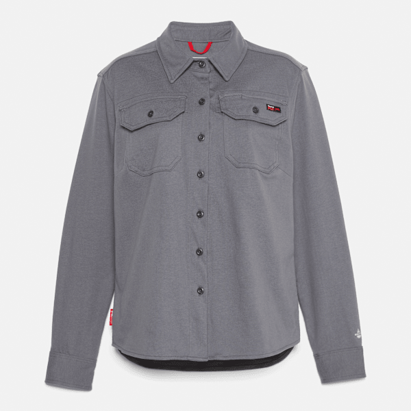 Timberland Pro Cotton Core Flame-Resistant Shirt Charcoal Women'S