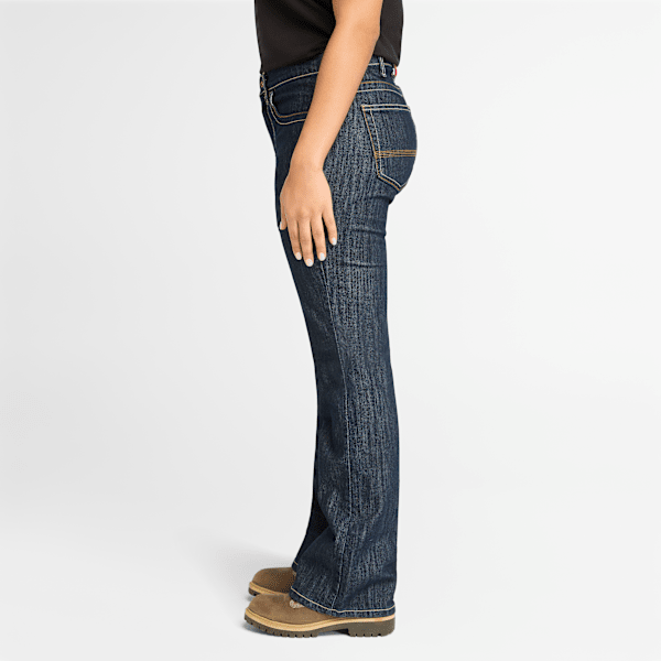 Timberland Pro Grit-N-Grind Flame-Resistant Flex Denim Work Jeans Flame-Resistant Dark Wash Women'S