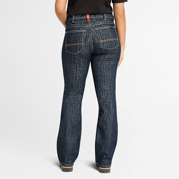 Timberland Pro Grit-N-Grind Flame-Resistant Flex Denim Work Jeans Flame-Resistant Dark Wash Women'S
