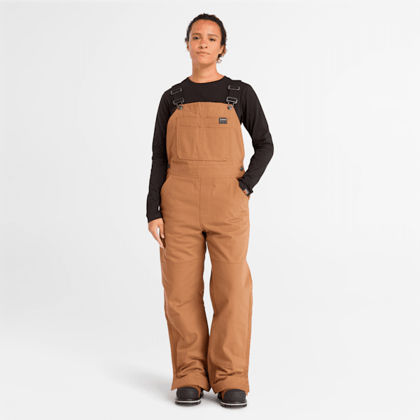 Timberland Pro Gritman Insulated Bib Overall Dark Wheat Women'S