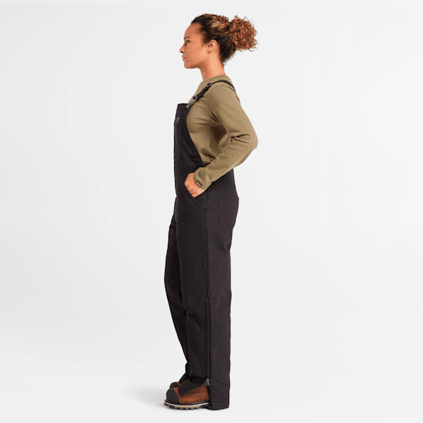 Timberland Pro Gritman Insulated Bib Overall Black Women'S