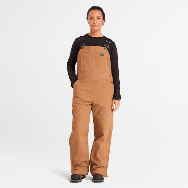 Timberland Pro Gritman Insulated Bib Overall Dark Wheat Women'S