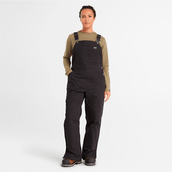 Timberland Pro Gritman Insulated Bib Overall Black Women'S