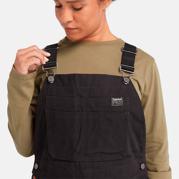 Timberland Pro Gritman Insulated Bib Overall Black Women'S