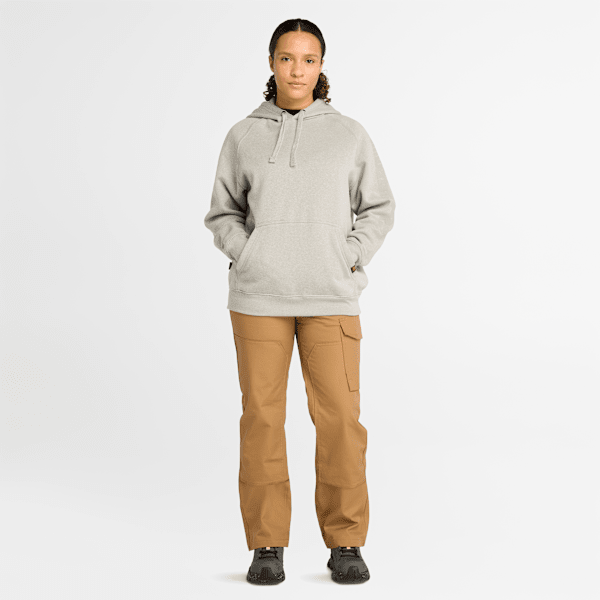 Timberland Pro Hood Honcho Sport Hoodie Medium Grey Heather Women'S
