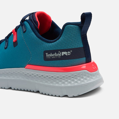 Timberland Women'S Timberland Pro Intercept Athletic Steel-Toe Work Sneaker Grey/Pink
