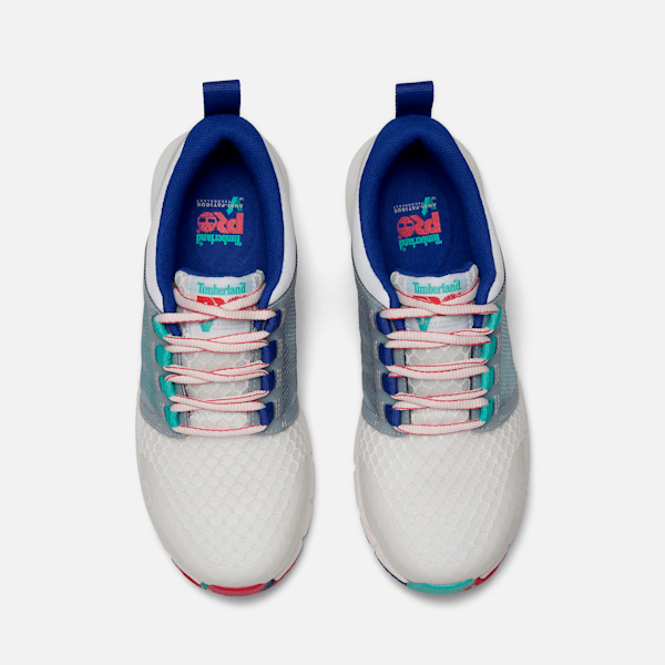 Timberland Pro Radius Comp-Toe Athletic Work Sneaker White Multi Women'S