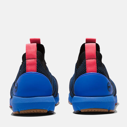 Timberland Women'S Timberland Pro Radius Knit Comp-Toe Slip-On Work Sneakers Black/Purple