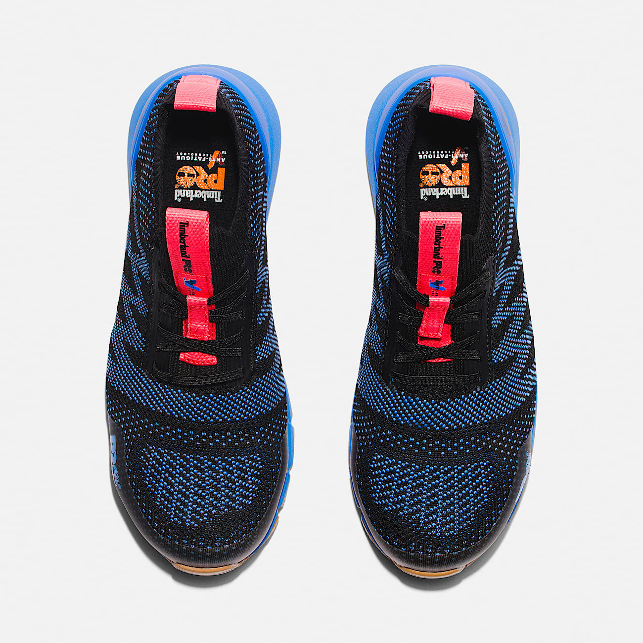 Timberland Women'S Timberland Pro Radius Knit Comp-Toe Slip-On Work Sneakers Black/Purple