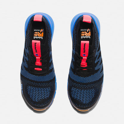 Timberland Women'S Timberland Pro Radius Knit Comp-Toe Slip-On Work Sneakers Black/Purple