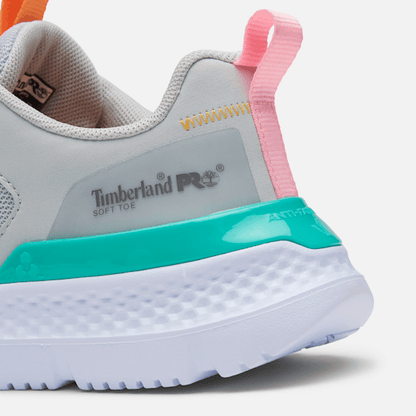 Timberland Pro Setra Athletic Work Sneaker Grey/Orange Women'S