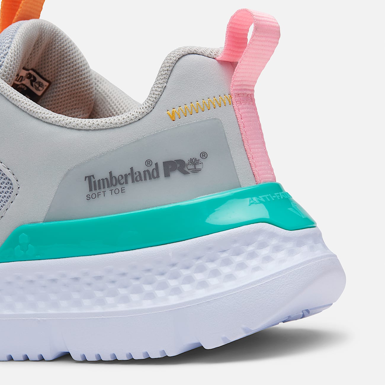 Timberland Women'S Timberland Pro Setra Athletic Work Sneaker Grey/Orange