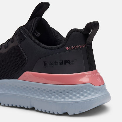 Timberland Women'S Timberland Pro Setra Athletic Work Sneaker Black/Pink