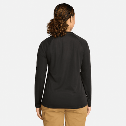 Timberland Pro Wicking Good Sport Long-Sleeve T-Shirt Black Women'S