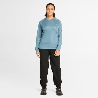 Timberland Pro Wicking Good Sport Long-Sleeve T-Shirt Bluestone Women'S