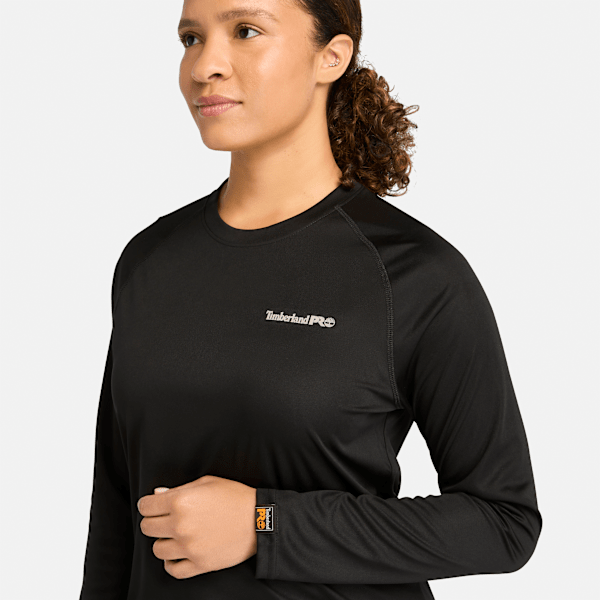 Timberland Pro Wicking Good Sport Long-Sleeve T-Shirt Black Women'S