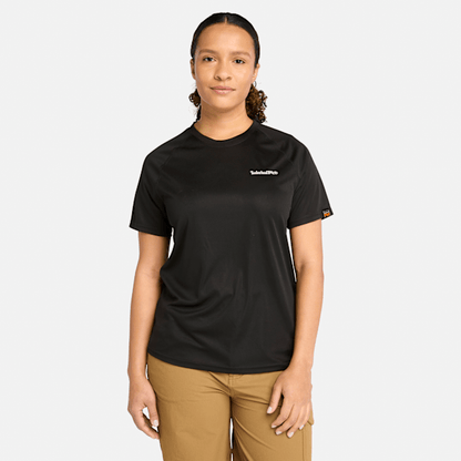 Timberland Pro Wicking Good Sport Short-Sleeve T-Shirt Black Women'S