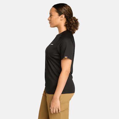 Timberland Pro Wicking Good Sport Short-Sleeve T-Shirt Black Women'S