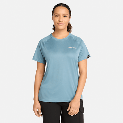 Timberland Pro Wicking Good Sport Short-Sleeve T-Shirt Bluestone Women'S