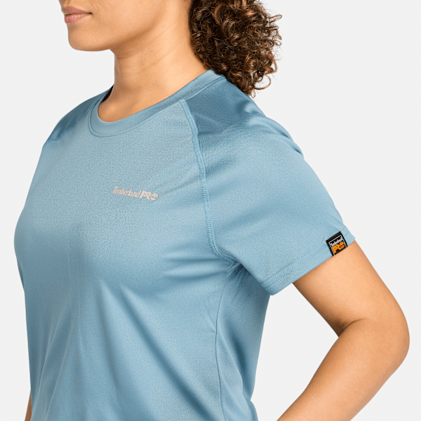 Timberland Pro Wicking Good Sport Short-Sleeve T-Shirt Bluestone Women'S