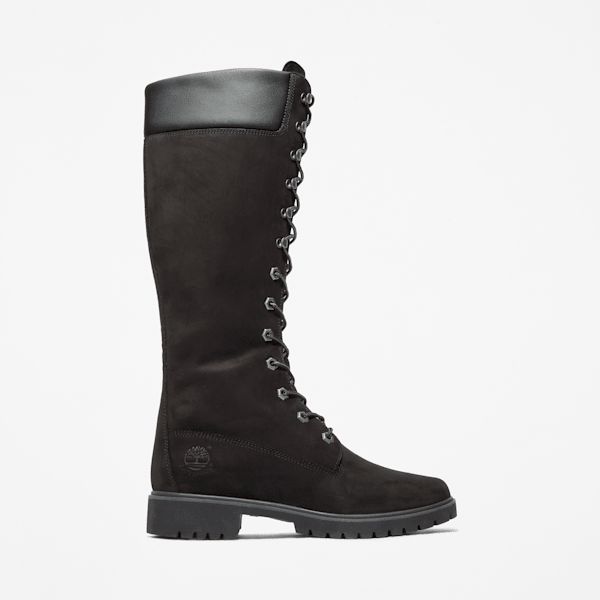 Timberland Premium 14-Inch Waterproof Boot Black Nubuck Women'S
